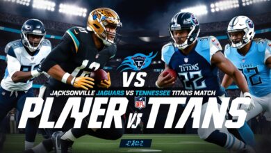 jacksonville jaguars vs tennessee titans match player stats